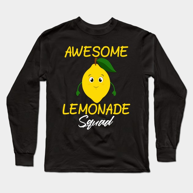 Awesome lemonade squad Long Sleeve T-Shirt by GraphicDream